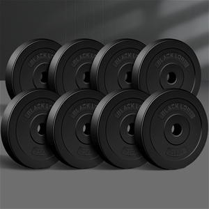 BLACK LORD 20kg Weight Plate Set Barbell