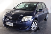 Unreserved 2009 Toyota Corolla Ascent ZRE152R Auto Hatchback