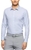 CALVIN KLEIN Slim Fit Easy Iron Dress Shirt, Size 39, Cotton, Sky Blue. Buy