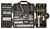 STANLEY 176 Piece Tool Kit With Carry Case, 1/4, 3/8, And 1/2 Drive. NB: Mi