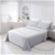 Dreamaker 1500TC Cotton Rich Sateen Sheet Set Dove Grey King Single Bed