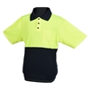 3 x KINCROME Hi-Vis Polo Shirts, Size S, Short Sleeve, Polyester/Cotton, Ye
