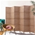 Artiss 6 Panel Room Divider Screen Privacy Timber Foldable Stand Natural