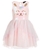 ZUNIE Girl's Dress, Size 7, Polyester/Elastane, Pink/ Multi.
