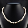 14ct White Gold, 31.30gm Pearl Necklace