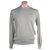 BEN SHERMAN Men's Sweater, Size S, Cotton, Light Grey 250. Buyers Note - Di