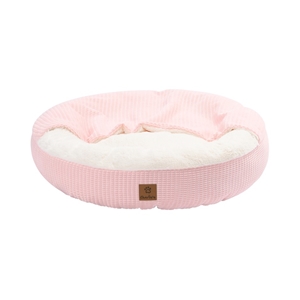 Charlie's Cushioned Hooded Nest Pink Med