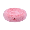 Charlie's Donut Faux Fur Calming Pet Nest Ombre Pink Large