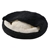 Charlie's Faux Fur Hooded Round Pet Cave Charcoal Large