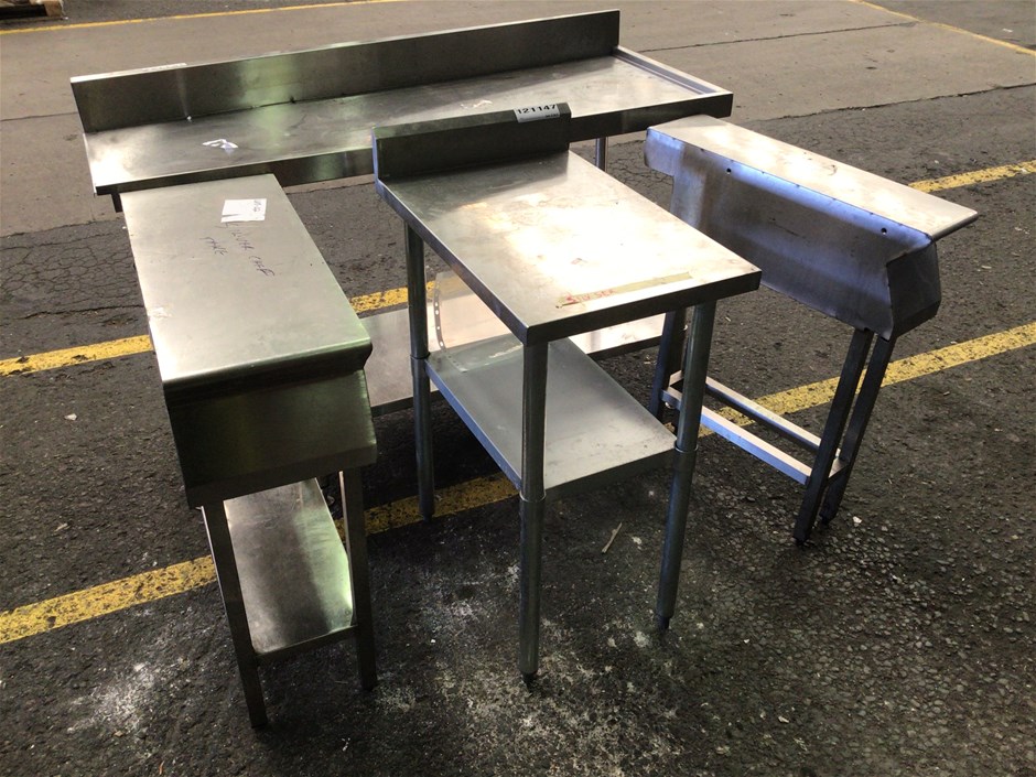 Assorted Stainless Steel Benches