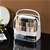 SOGA 2 Tier White Countertop Makeup Cosmetic Storage Organiser Storage Box