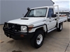 2012 Toyota Landcruiser Workmate Turbo Diesel Manual Cab Chassis