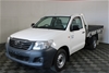 2014 Toyota Hilux 4X2 WORKMATE TGN16R Automatic Cab Chassis