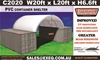 2022 Unused Heavy duty 20ft Container Shelter