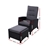 Gardeon Patio Furniture Recliner Chair Sun lounge Wicker Outdoor Ottoman