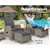 Gardeon Recliner Sun lounge Outdoor Setting Patio Furniture Garden Wicker