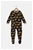 2 x CARTERS Boy's 1pc Pajamas, Size 18M, Polyester/Cotton, Navy/Gold/Grey.