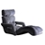 Artiss Adjustable Lounger with Arms - Charcoal