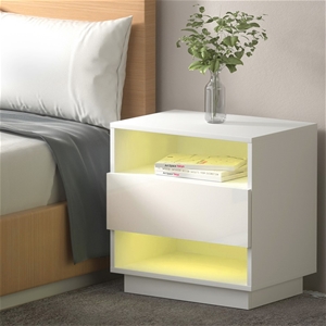 Artiss Bedside Tables Side Table RGB LED
