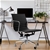 Milano Home Office Computer Chair PU Leather Adjustable Seat Mid Back Black