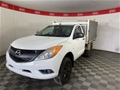 2012 Mazda BT-50 4X2 XT Turbo Diesel Automatic Cab Chassis