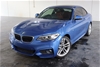 2016 BMW 2 Series 228i F22 Automatic - 8 Speed Coupe WOVR+Repairable