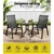Gardeon Outdoor Furniture 3PC Table and Chairs Stackable Set Patio Coffee