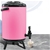 SOGA 2X 18L Stainless Steel Insulated Milk Tea Hot and Cold Dispenser Pink