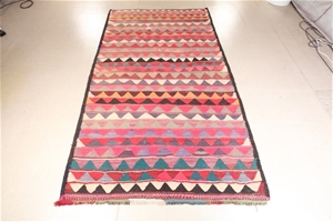 Hand Woven Multi Color Kilim Wool Size(c