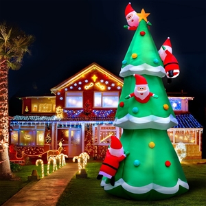 Jingle Jollys 5M XMas Inflatable Santa T