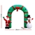 Jingle Jollys 2.8M XMas Inflatable Santa Archway Outdoor Decorations LED