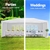 Instahut Gazebo Outdoor Marquee Wedding Gazebos Tent Camping White 3x6m