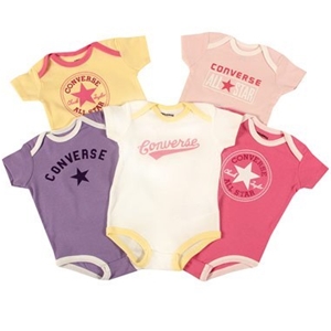 Converse Baby Girls 5 Pack Bodysuit