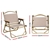 Gardeon 2PC Outdoor Camping Chairs Folding Beach Chair Aluminium