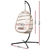 Gardeon Egg Swing Chair Hammock With Stand Hanging Wicker Seat