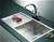 960x450mm Handmade SS Undermount / Topmount Kitchen Sink w/ Waste