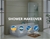 900 x 1450mm Frameless BathPanel 10mm Glass ShowerScreen By Della Francesca