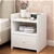 Bedside Tables Drawers Side Table Bedroom Furniture Nightstand White Unit