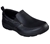 SKECHERS Men's Slip On Shoes, Size US 11, Leather, Black. Buyers Note - Di