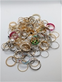 Bulk 100x assorted ring jewellery