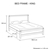 4 Pcs Bedroom Suite in Acacia Timber Slat King Oak Bed, Table & Dresser