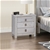 5 Pcs Bedroom Suite w/ Acacia in King White Ash Bed,Table,Tallboy & Dresser