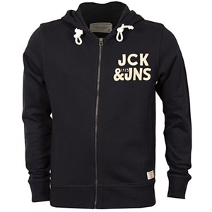 Jack & Jones Mens Brand Zip Hoody