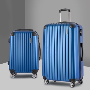 Wanderlite 2pc Luggage Trolley Suitcase 