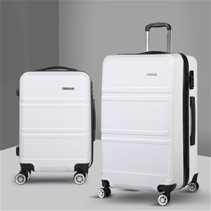 Wanderlite 2pc Luggage Trolley Set Suitc