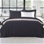 Giselle Bedding Luxury Classic Bed Duvet Doona Quilt Set Hotel King Black