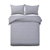 Giselle Bedding Luxury Classic Bed Duvet Doona Queen Quilt Set Hotel Grey