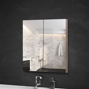 Cefito Bathroom Mirror Cabinet Vanity Wo
