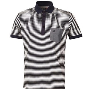 Duck and Cover Mens Robb Stripe Polo Shi