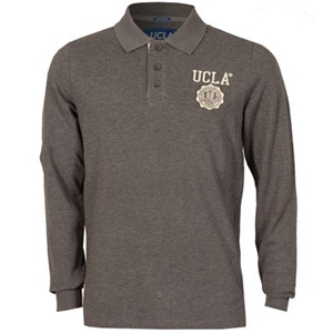 UCLA Mens Frost Long Sleeve Polo Shirt
